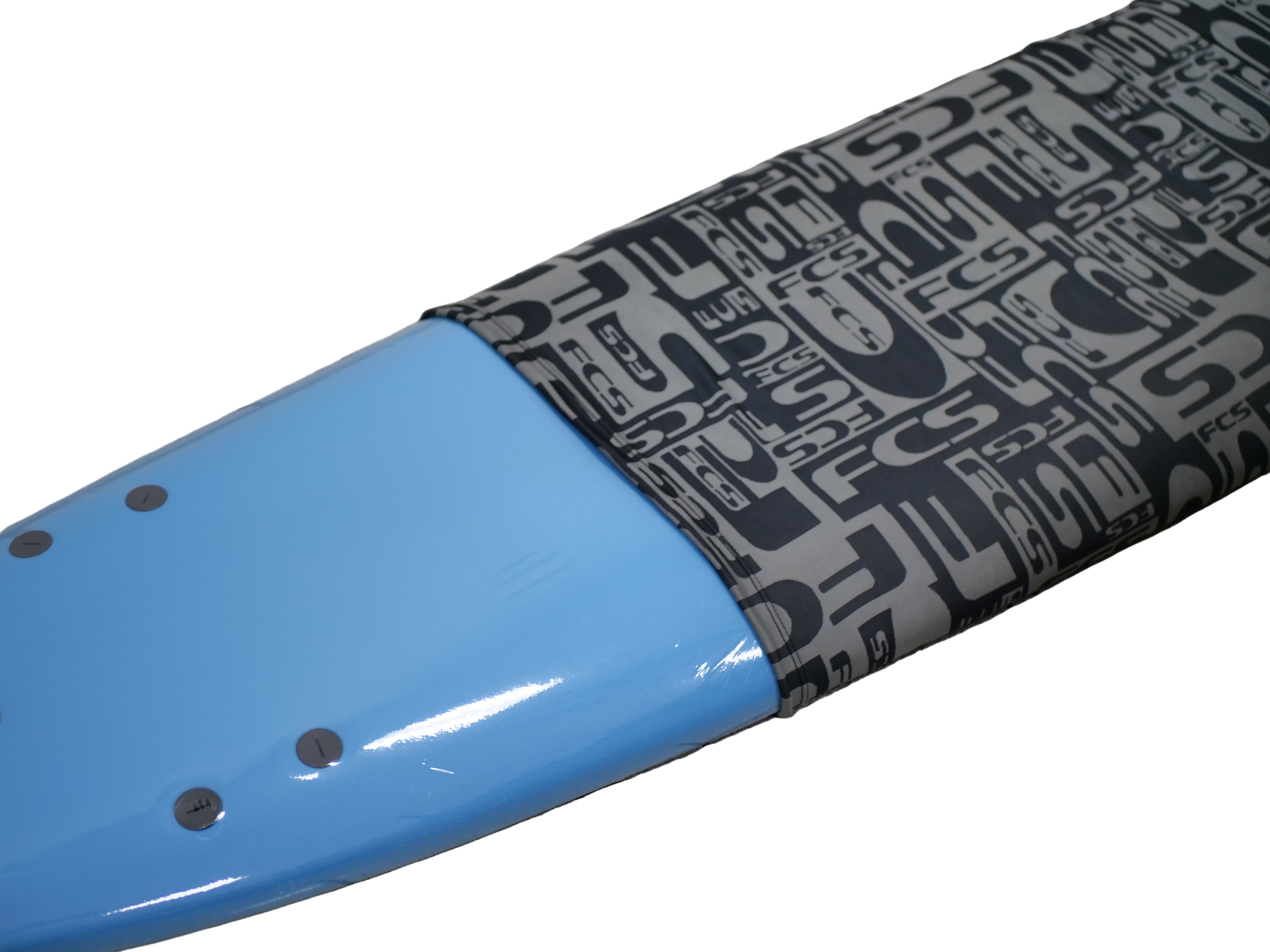 FCS Stretch Longboard Cover - Monogram Coal Lime