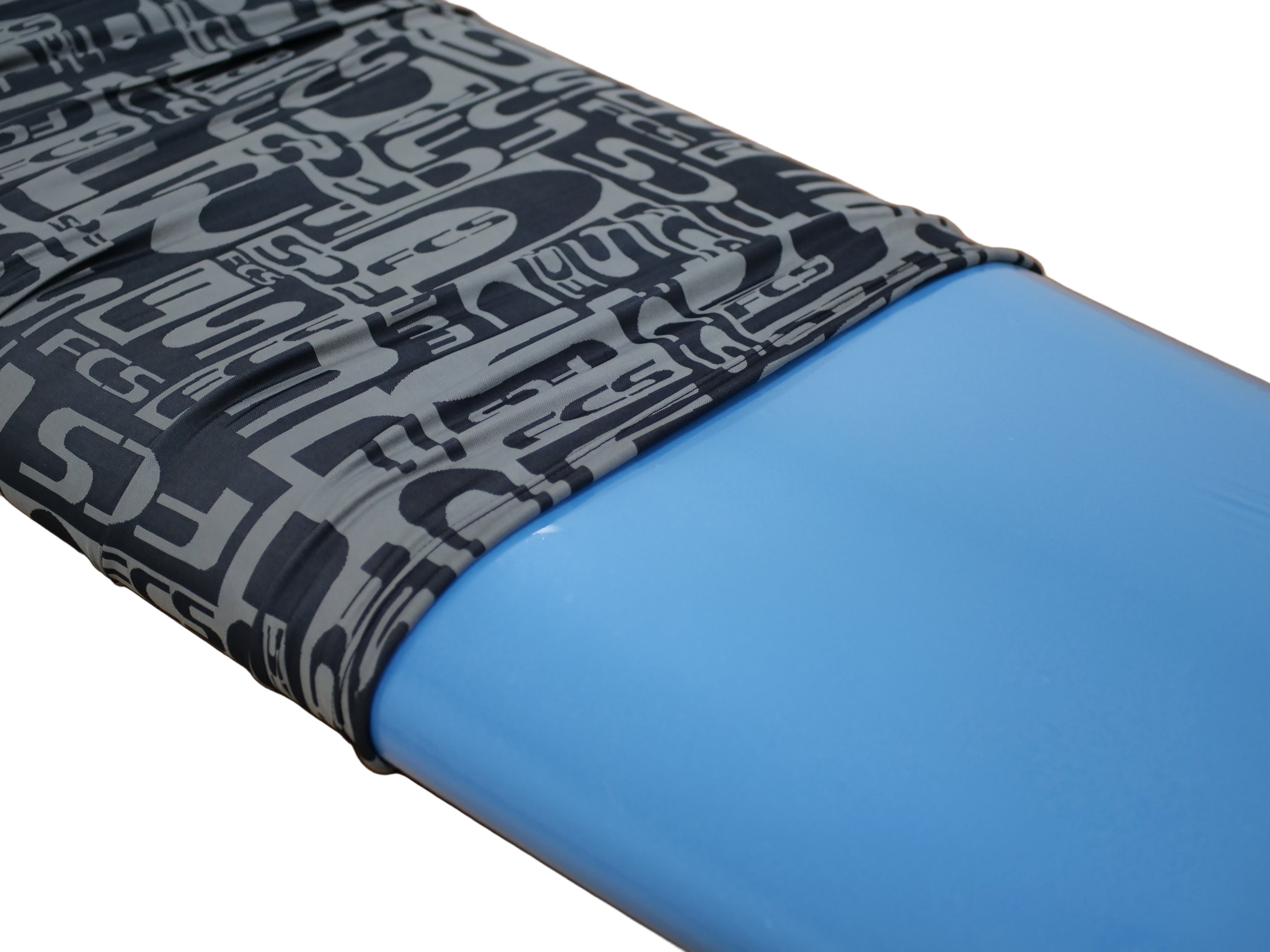 FCS Stretch Longboard Cover - Monogram Coal Lime
