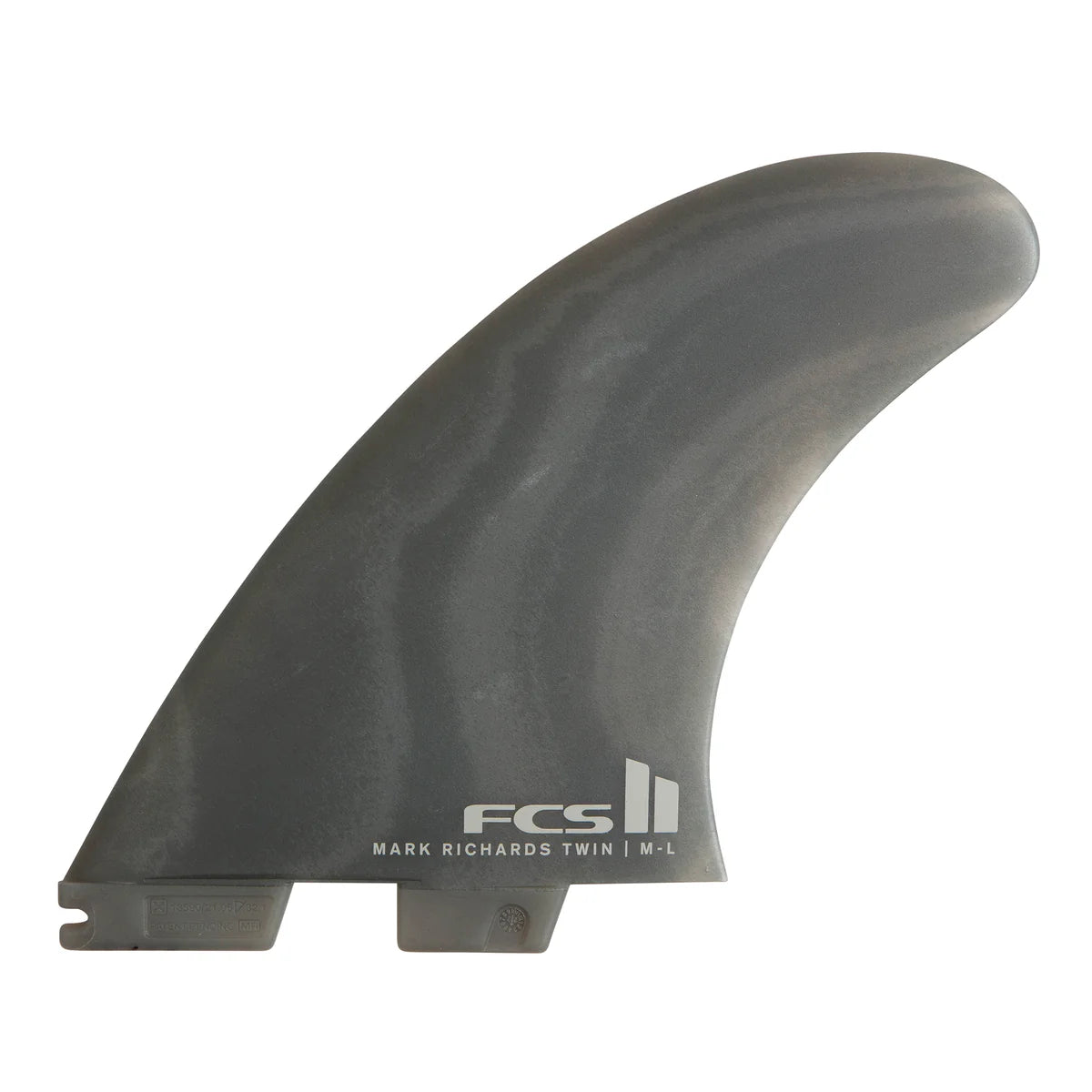 FCS II MR Eco Neo Glass Smoke Swirl Tri Retail Fins