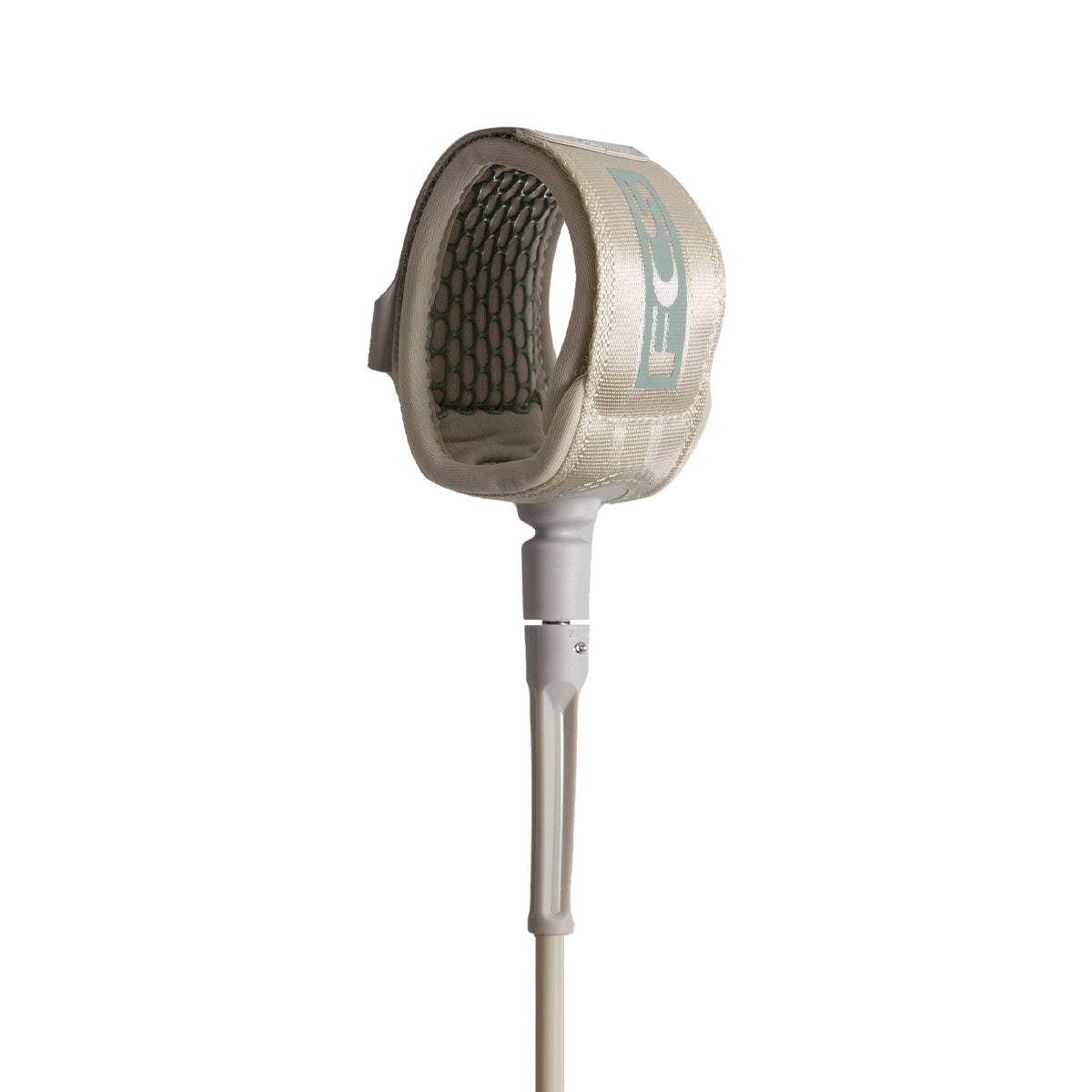 FCS Essential Leash - All Round Warm Grey Iceberg Green - Junglesurf Store - Bali - Indonesia