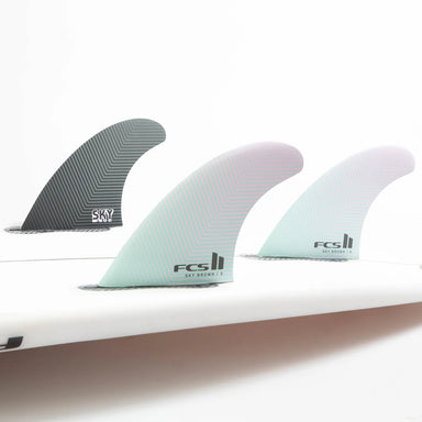 FCS II SKY BROWN TRI FIN SET Seafoam/Lavender - Jungle Surf Store - Bali - Indonesia