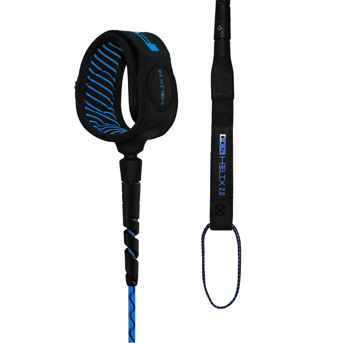 FCS Helix 2.0 surfboard leash - Blue