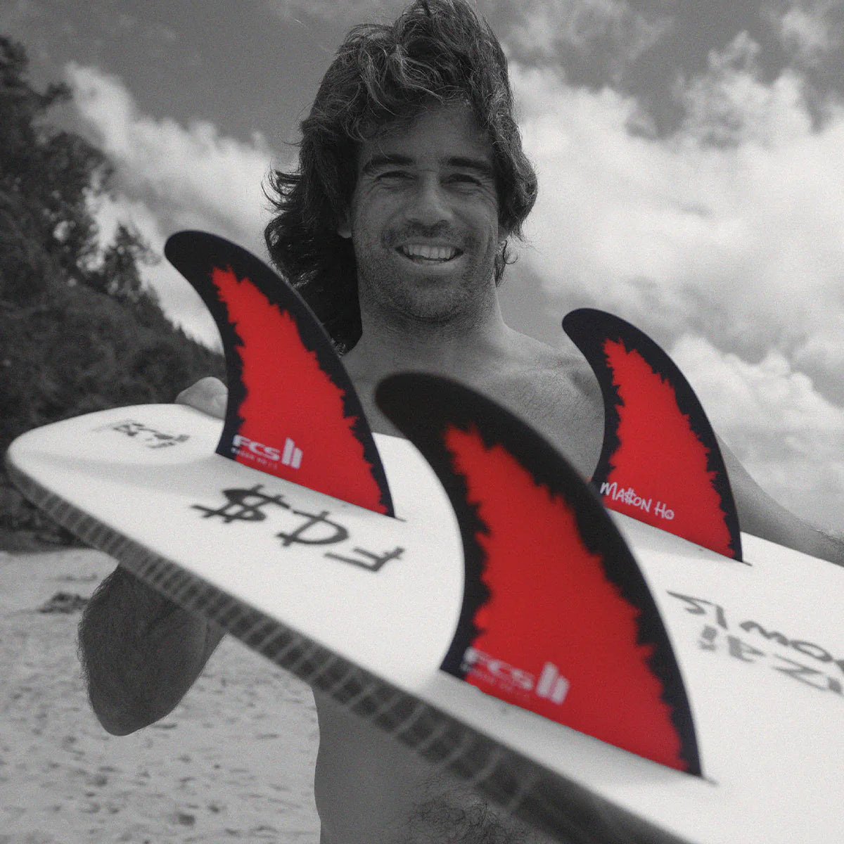 FCS II Mason Ho Code Red Tri Fin Set — Jungle Surf Store FCS II Mason Ho Code Red Tri Fin Set — Jungle Surf Store