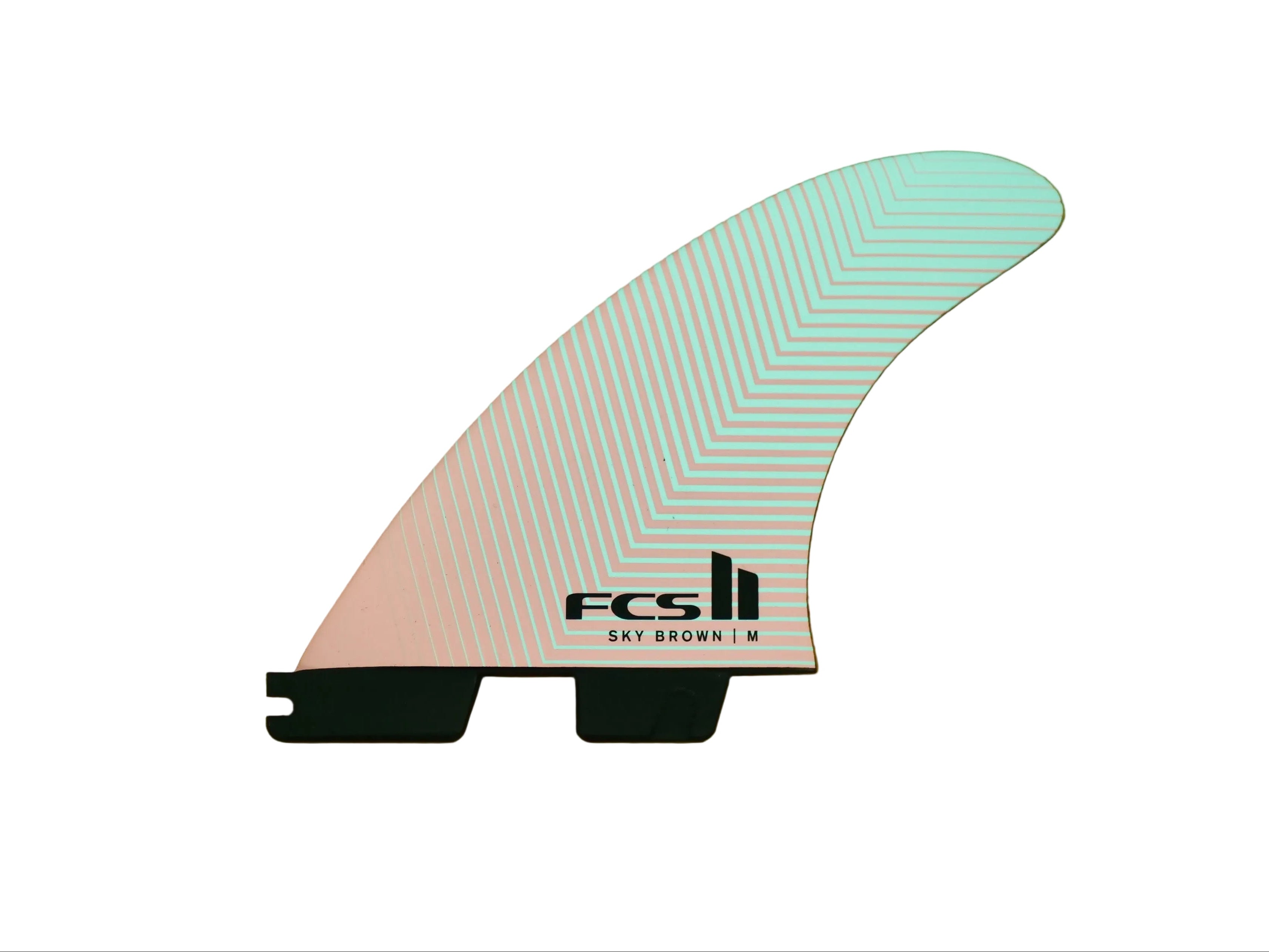 FCS II SKY BROWN TRI FIN SET