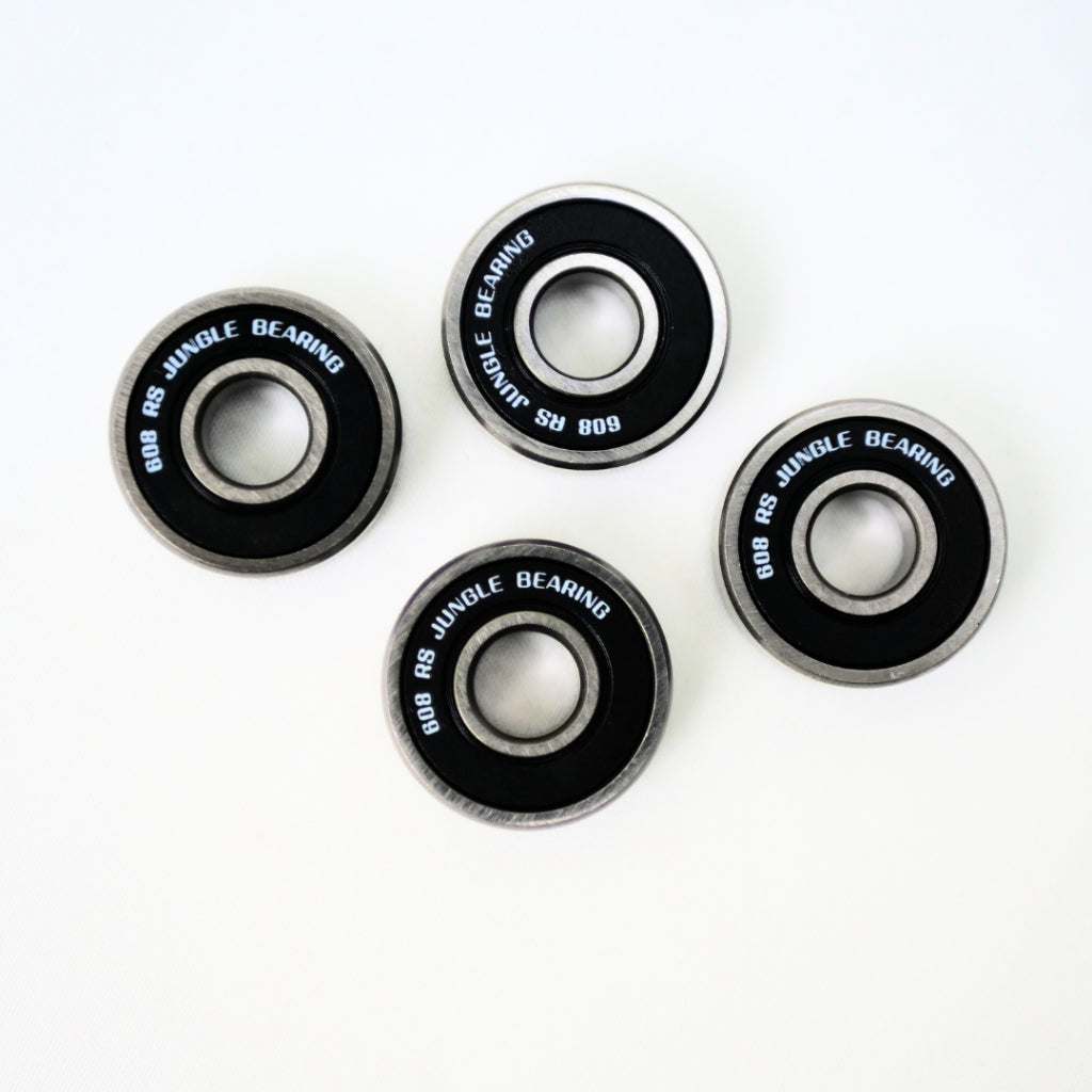 Jungle 608RS Skateboard Bearings – Set of 8 – 608RS
