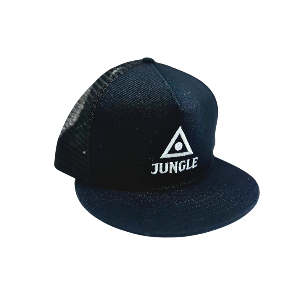 Jungle Snapback Skate Cap – Black