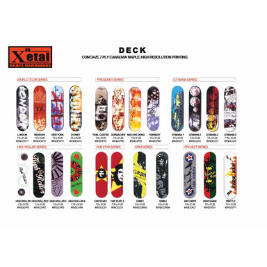 X-Netal Grim Series Skateboard Deck – view 2