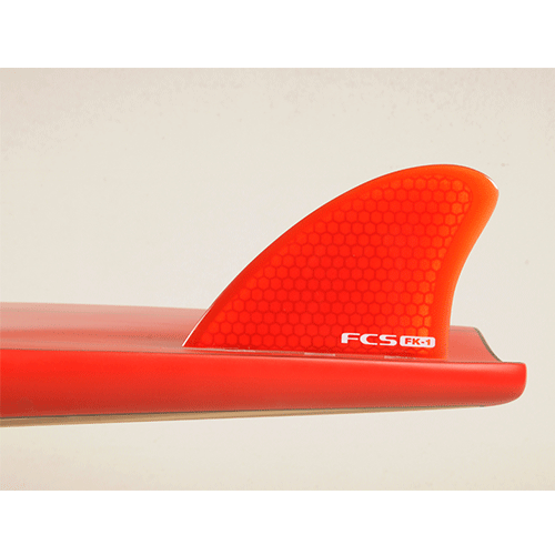 FCS FK-1 PC Fish Twin Keel Fin Set Red - Jungle Surf Store - Bali Indonesia