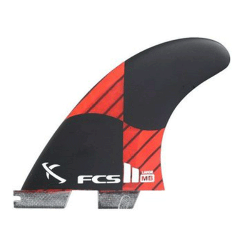 Mb Pc Carbon Rocket Red Thruster Fin Set - Large — Jungle Surf Store
