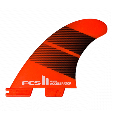 FCS II Red Accelerator Neo Glass Thruster Fins - Jungle Surf Store - Bali Indonesia