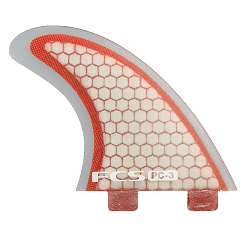 Pc 3 Red Clear Thruster Fin Set Jungle Surf Store