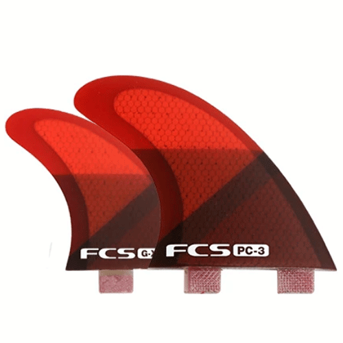 Pc-3 Red Slice Quad Set Fins — Jungle Surf Store Pc-3 Red Slice Quad Set Fins — Jungle Surf Store