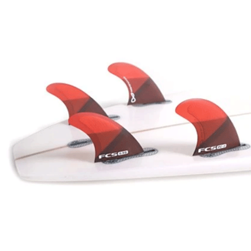 Pc-3 Red Slice Quad Set Fins — Jungle Surf Store Pc-3 Red Slice Quad Set Fins — Jungle Surf Store