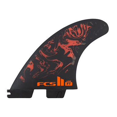 FCS II Filipe Toledo Thruster Fins Black Red - Jungle Surf Store - Bali - Indonesia