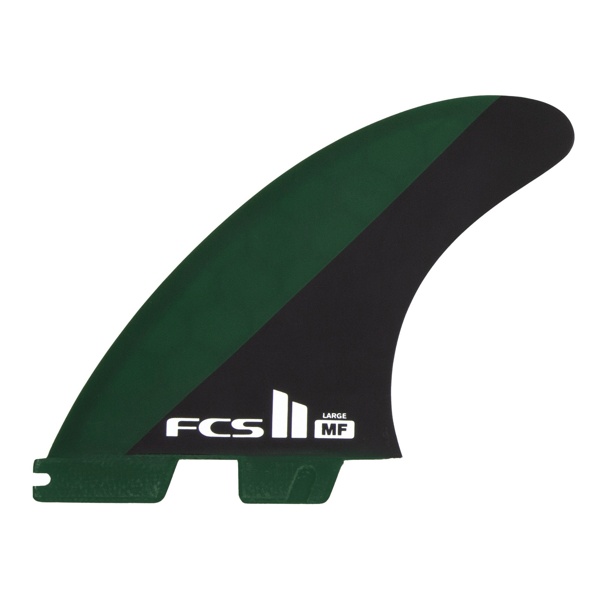 FCS II Mick Fanning Large Black Olive Thruster Fins - Jungle Surf Store - Bali - Indonesia
