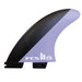FCS II Mick Fanning Charcoal Lavender Thruster Fins - Jungle Surf Store - Bali - Indonesia