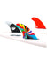 Selling GORILLA FCS II Darkside Hyper Blam Graphic Thruster Fins | Medium Size | Jungle Surf Store | Bali Indonesia