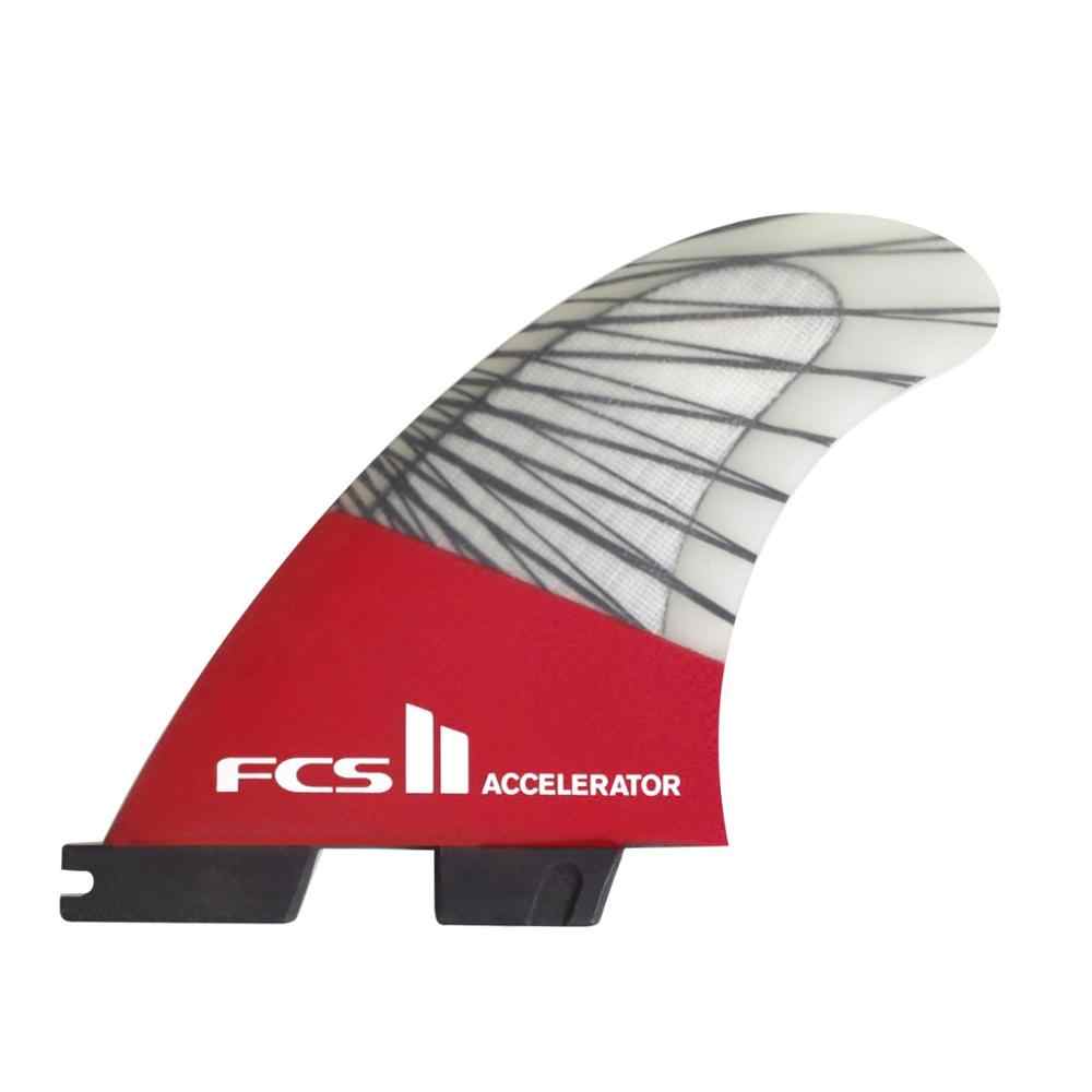 FCS II Red Accelerator PCC Thruster Fins - Jungle Surf Store - Bali Indonesia