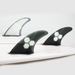 FCS II Grey Al Merrick PC AirCore Thruster Fins In Surfboard - Jungle Surf Store -Bali Indonesia