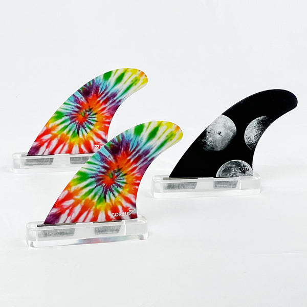 tolucky！ FCSⅡ gorilla fin 5FIN Ｍサイズ Gorilla FCS II Moon Beams & Melon Medium Thruster Fin — Jungle