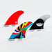 Selling GORILLA FCS II Darkside Hyper Blam Graphic Thruster Fins | Medium Size | Jungle Surf Store | Bali Indonesia